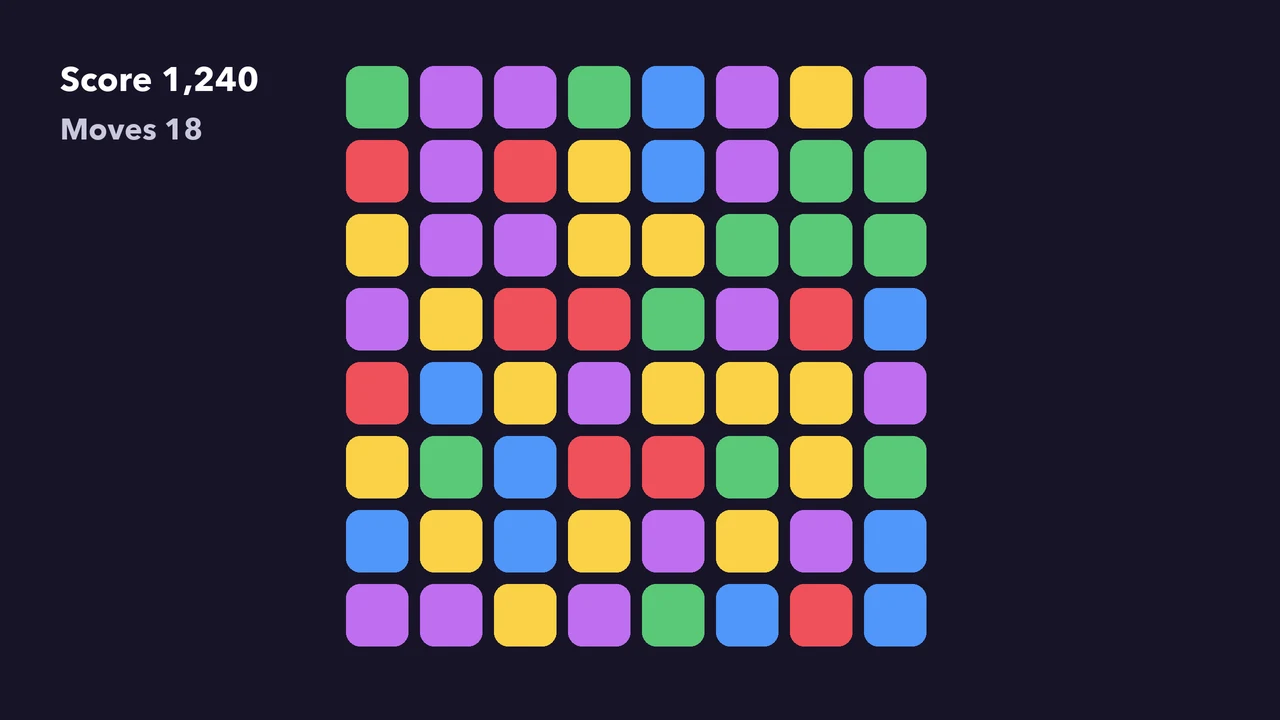 …and a gem puzzle in the game, with no robot anywhere.