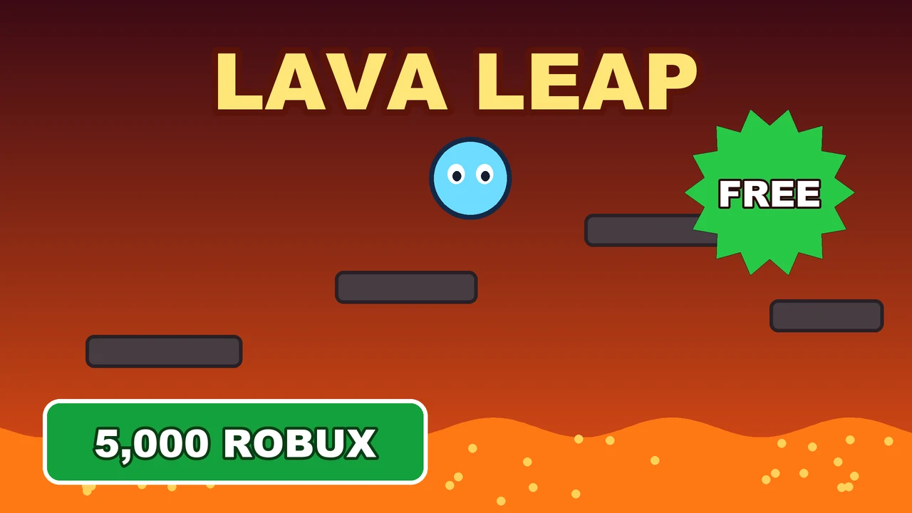 “FREE” and “5,000 ROBUX”: the game is held.